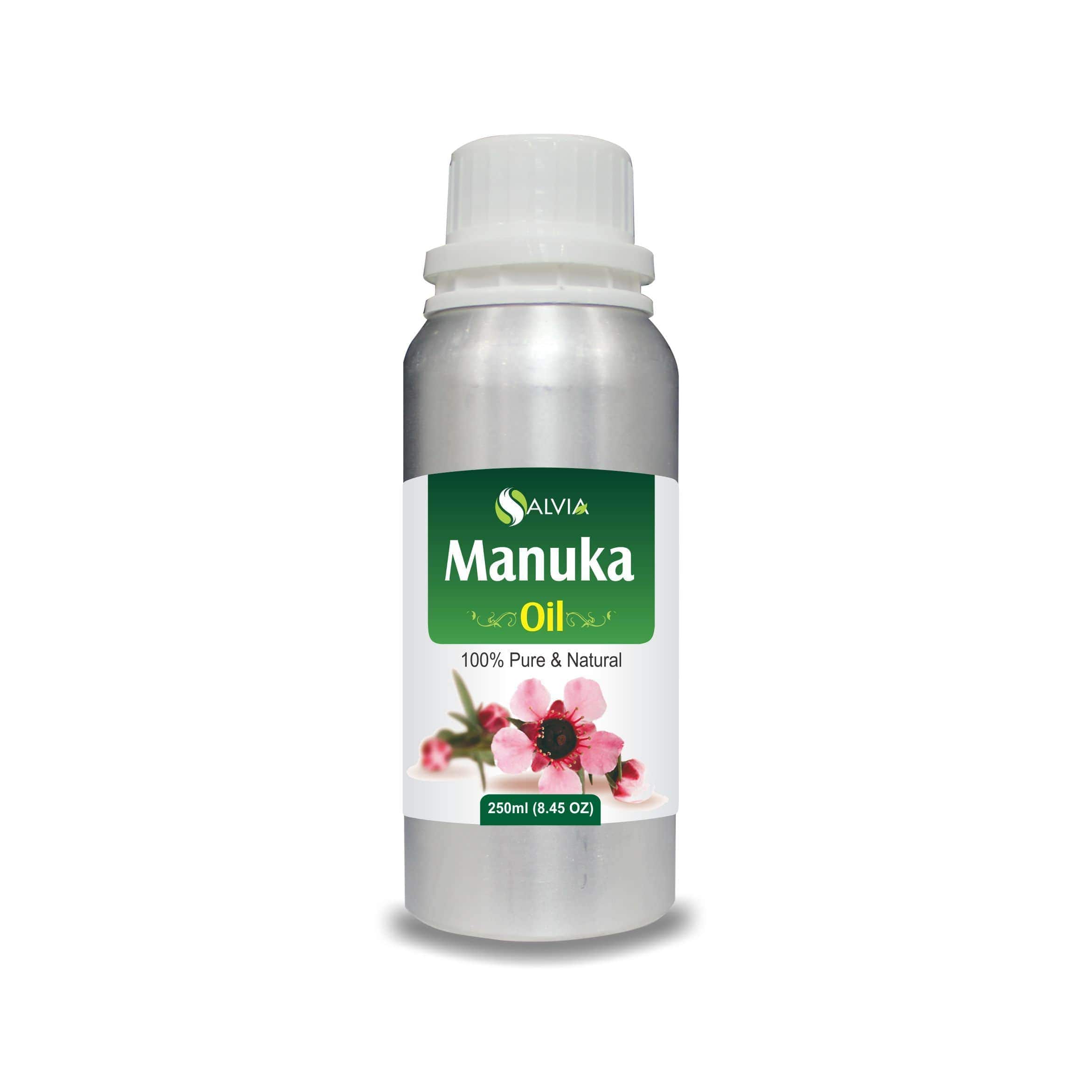 Salvia Natural Essential Oils 250ml Manuka Oil (Leptospermum-Scoparium) Natural Pure Undiluted Essential Oil Cleanses Skin, Reduces Acne, Promotes Skin Health & More